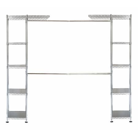 Seville Classics Closet Organizer System, Expandable SHE05813BZ