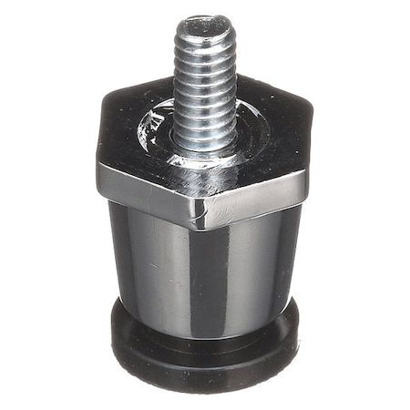 Component Hardware CP App Leg, 1/4-20 x 1/2" L Prot Stud Adj A60-2405