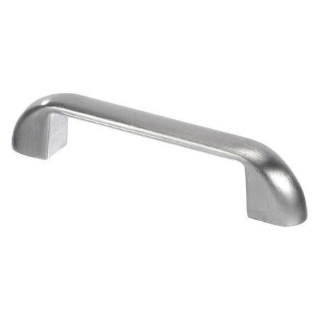 Component Hardware Satin Chrome Die Cast Drawer Pull, 4" OC P50-1011
