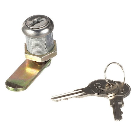 Component Hardware Cam Lock, Keyed Alike, 1-3/8" Stainless P30-4780