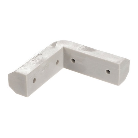 Component Hardware Gray PVC Corner Bumper Interface, Hole C65-5090