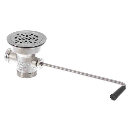 Component Hardware Twist Handle Drain, 3-1/2" Sink Opening D50-7100
