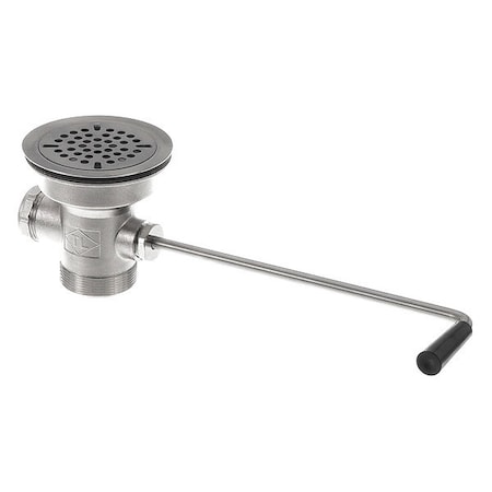 Component Hardware Twist Handle Drain, 3-1/2" Sink Opening D55-7510