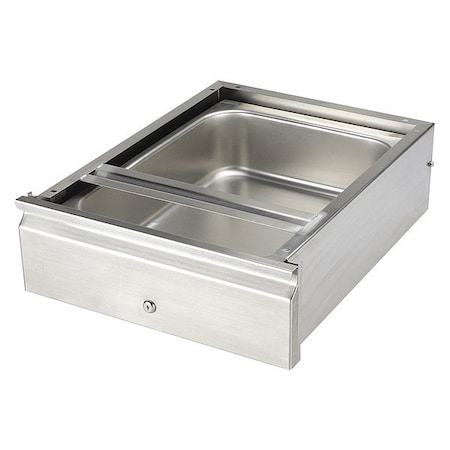 Component Hardware S/S Economy Drawer Assy with Lock SE90-0015-C-N