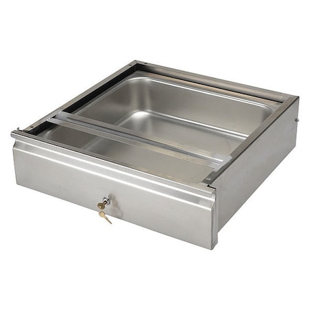 Component Hardware S/S Economy Drawer Assy with Lock SE90-0020-C-N