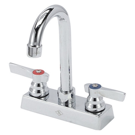 Component Hardware 4" Mount, Commercial OC Deck Mount Faucet 4", CV 3-1/2" Swivel TLL11-4100-SE1Z