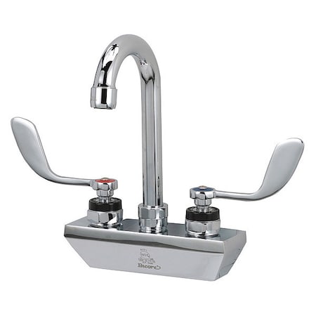 Component Hardware 4" Mount, Commercial OC Wall Mount Faucet 4", 3-1/2" Gnk Spou KL45-4000-SC4