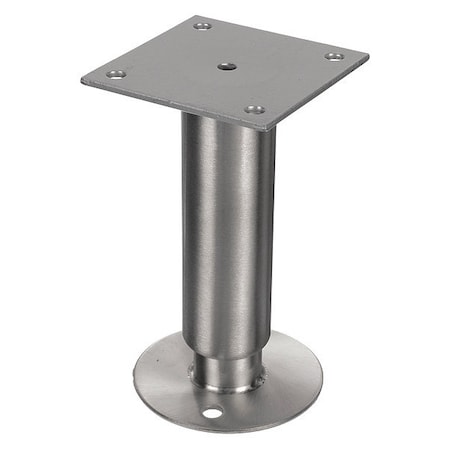 Component Hardware S/S Security Equip Leg Mtg Plate Adj Fl A47-9932-C