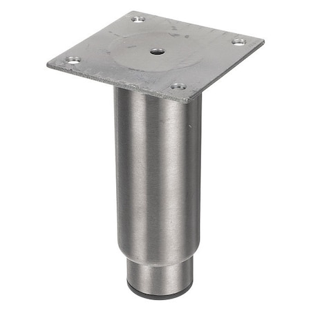 Component Hardware S/S HD Equip Leg 3-1/2" Sq Welded Mtg Pl A92-8048-C