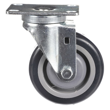 Component Hardware Med Duty 2-3/8" x 3-5/8" Plate Caster 4 CMP1-4PPB