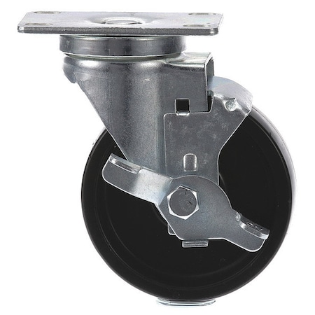 Component Hardware Med Duty 2-3/8" x 3-5/8" Plate Caster 4 CMP1-4BBN