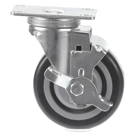 Component Hardware Med Duty 2-3/8" x 3-5/8" Plate Caster 4 CMP1-4PBB