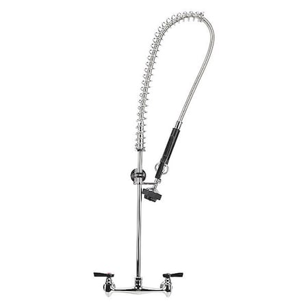 Component Hardware Top-Line 8" OC Wall Mount Pre-Rinse Assembly with PowerPulse 1.05GPM Spray TLP13-11L4-BRZ