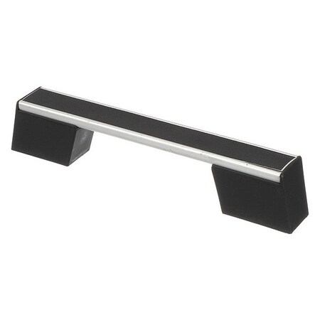 Component Hardware Alum Handle w/Black Heat-Resistant Therm P49-1500-6