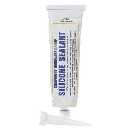 Component Hardware Clear Silicne Sealnt Squeeze Tub, 3.0 oz. M90-0310