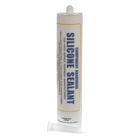 Component Hardware Clear Silicone Sealant Cartrdge, 10.3 oz. M90-1010