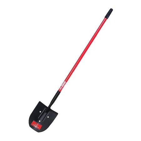 Bully Tools Rice Shovel, 14 ga. Steel Blade, Fiberglass Handle 92704