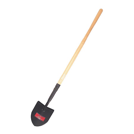 Bully Tools Irrigation Shovel, 12 ga. Steel Blade, Wood Handle 92717