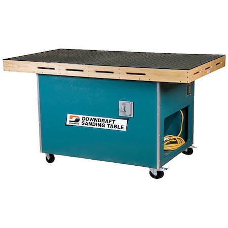 Dynabrade Downdraft Table, 33 x 60 In, 1 HP, 230V 64209