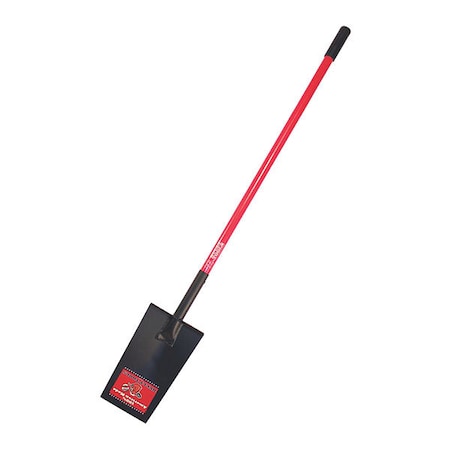 Bully Tools Spade, Edging and Planting Shovel, 12 ga. Steel Blade, Fiberglass Handle 82502