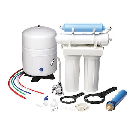 Pentair 4-Stage Undersink Reverse Osmosis Water Filtration System RO2050-S-S18