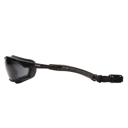 Pyramex Isotope, Safety Glasses, Anti-Fog & Anti-Scratch, Gray Lens, Black Frame GB9420STM