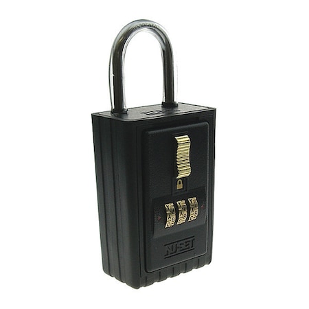 Nu-Set Lock Box, 3-Letter, Self-Scramble 2034S