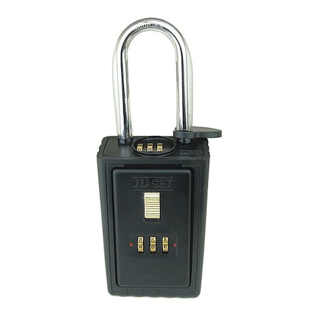 Nu-Set Lock Box, 3-Letter, Hanging Combo Shackle 2041