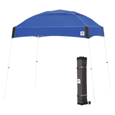 E-Z Up Dome Shelter, 10x10 Ft., White Frame, Royal DM3WH10RB