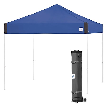 E-Z Up Pyramid Shelter, 10x10 Ft., White Frame, Ro PR3WH10RB