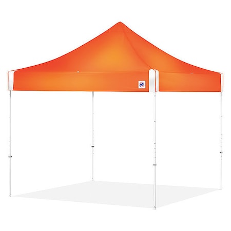 E-Z Up HI-Viz Shelter, 10x10 Ft., Bright Orange T HV910RCBOR