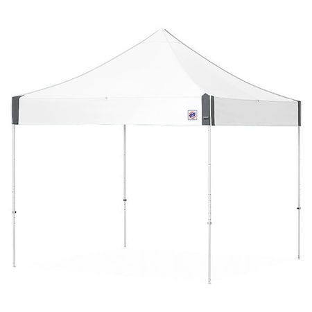 E-Z Up Enterprise Steel Shelter, 10x10 Ft., White EP3STL10KFWHTWH