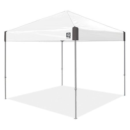 E-Z Up Ambassador Shelter, 10x10 Ft., Steel Gray AMB3SSGF10WH