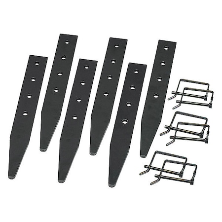 E-Z Up Instant Shelter Heavy Duty Stakes, Q, PK6 SHD3QRP6SGCB