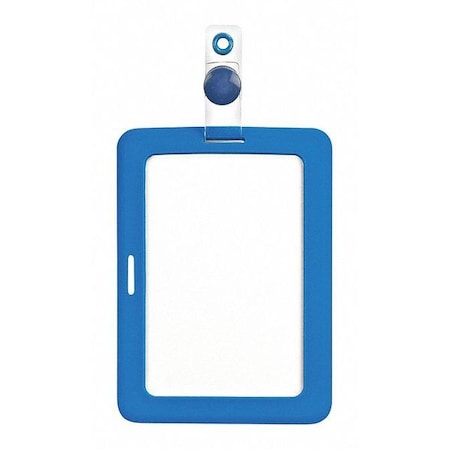 Myid Cardholder, Rubberized, 4x2.5", Blue 075014