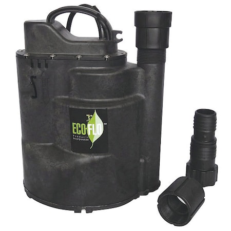 Eco-Flo Automatic Submersible Utility Pump 1/4HP SUP57