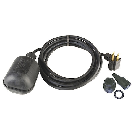 Eco-Flo Tethered Piggyback Float Switch, 10 ft EFTSWPLG