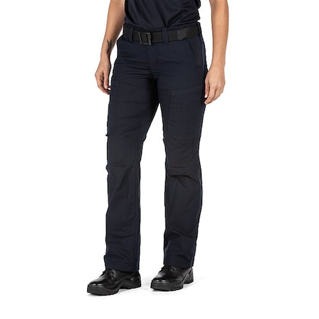 5.11 Women's Women's Apex Pant, 4, Navy, 67% Polytester/33% Cotton Flex-Tac Canvas 64446ABR-724-4-R