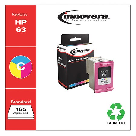Innovera IVR63TRI Replacement for F6U61AN (HP 63) IVR63TRI
