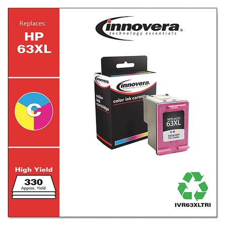 Innovera IVR63XLTRI Replacement For (HP 63XL), Hi IVR63XLTRI