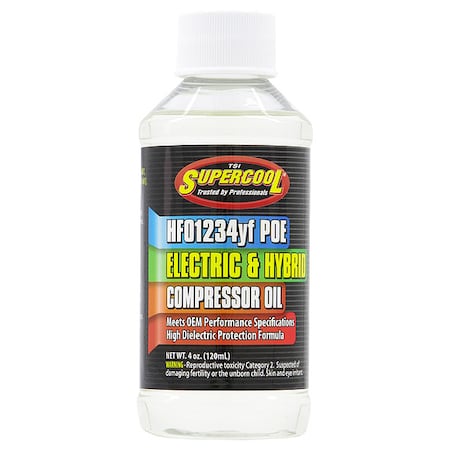 Supercool AC Refrigerants and Lubricant, 4 oz, Clear 64861