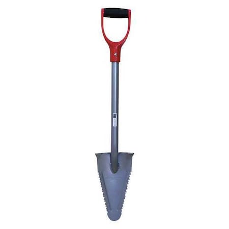 Root Assassin Garden Shovel, Standard Steel Blade, 22 in L Red RA-002
