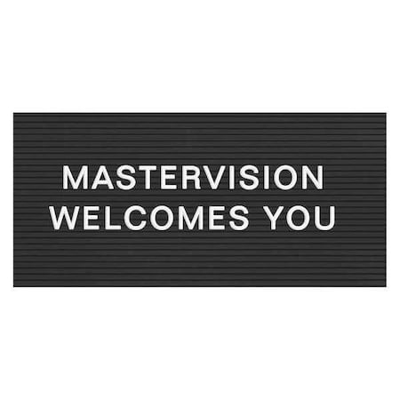 Mastervision White Plastic Letters, Number/Symbol, 3/4" CAR0902