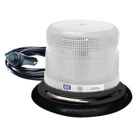 Pulse Ii Led Beacon, Low Pro, Vac-Mag, 12-24Vdc, Clr 7965C-VM