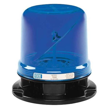 Rotoled Led Hybrid Beacon, 12-24Vdc, Blue 7660B