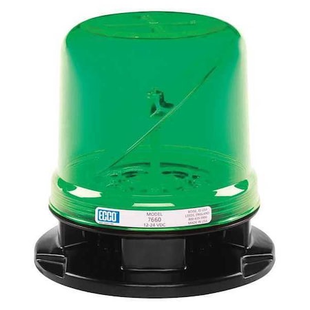Rotoled Led Hybrid Beacon, 12-24Vdc, Green 7660G