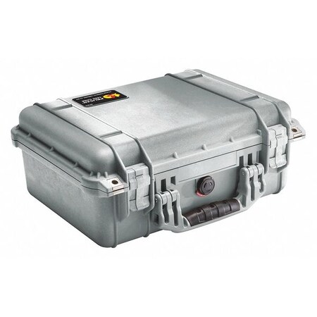 Pelican Silver Padded Divider Case, 16"L x 13"W x 6-7/8"D 1454