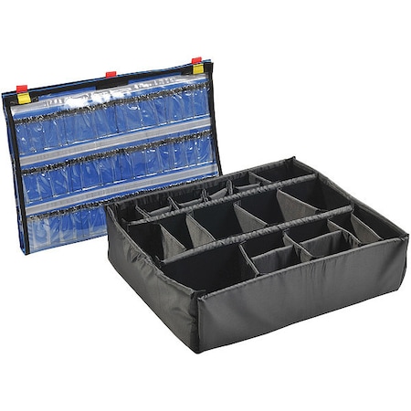 Pelican Lid and Divider Set for 1600 Ems Case 1605EMS