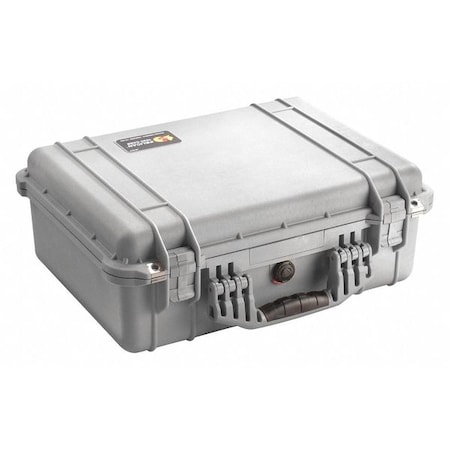 Pelican Silver Carrying Case, 19.78"L x 15.77"W x 7.41"D 1520