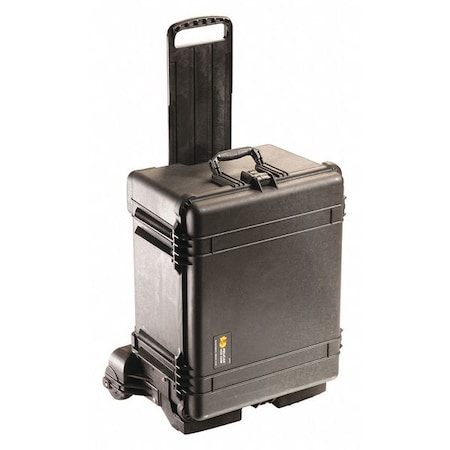 Pelican Black Rolling Case, 26.2"L x 23"W x 15.61"D, Material: Polypropylene 1620MNF